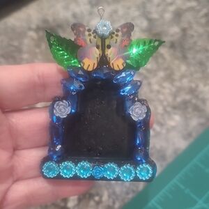 Colorful Butterfly and Floral Mixed Media Art